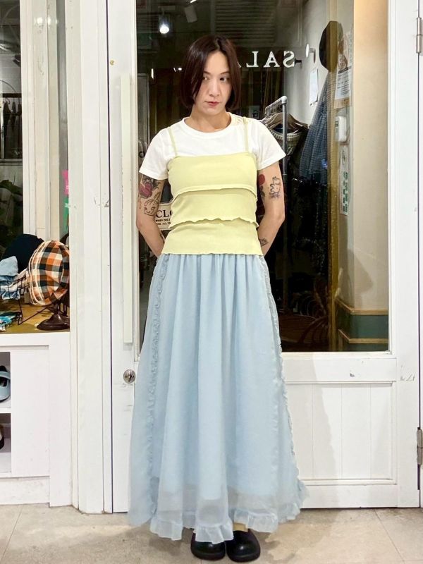 兩件式吊帶背心+短tee 