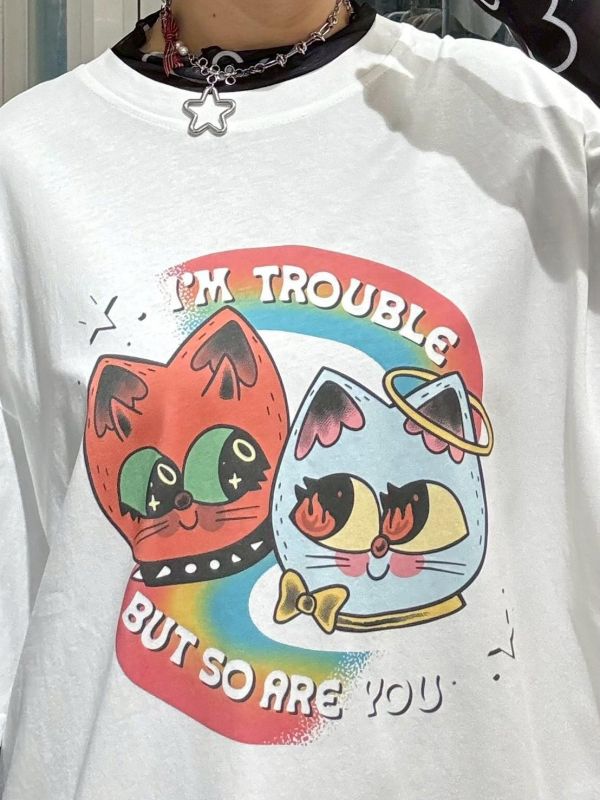 我們都是麻煩貓tee 