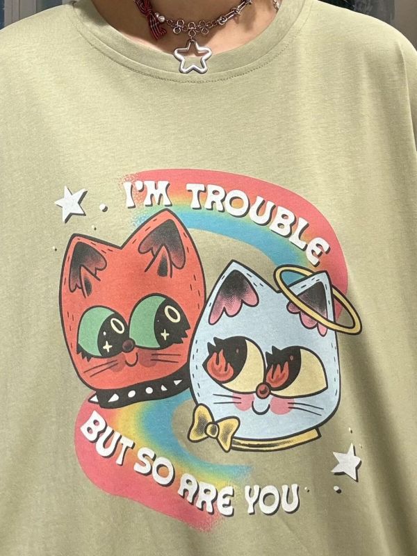 我們都是麻煩貓tee 