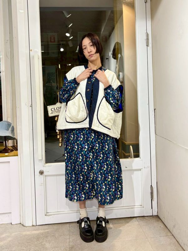 絎縫鋪棉立體大口袋雙面穿背心 