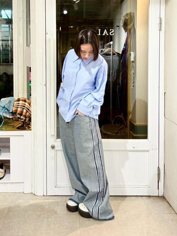 裡外顛倒牛仔褲 