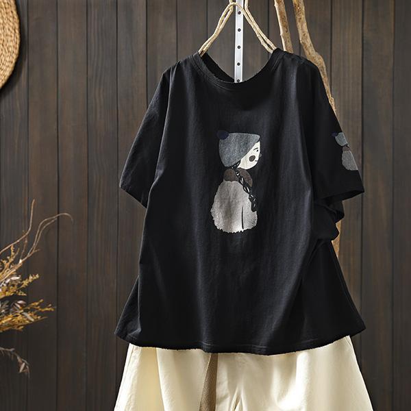 上衣 - F6267 毛帽女孩寬鬆上衣【加大F】 