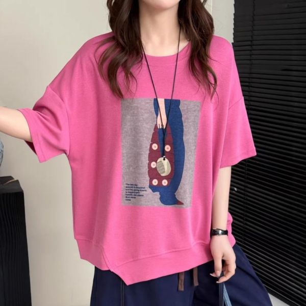 上衣 - F6210 提包走走寬鬆上衣【加大F】 