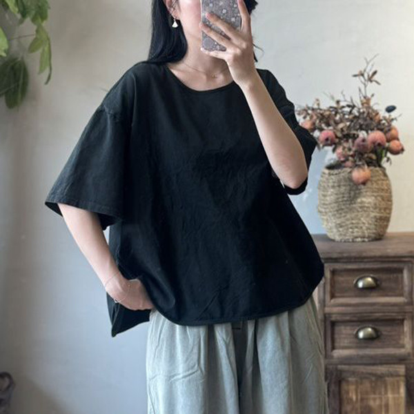 上衣 - F6020 復古仿舊色．百搭上衣【加大F】 