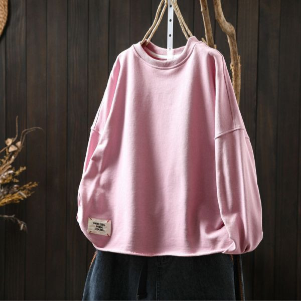 上衣 - F6180 簡約風．不收邊百搭上衣【加大F】 