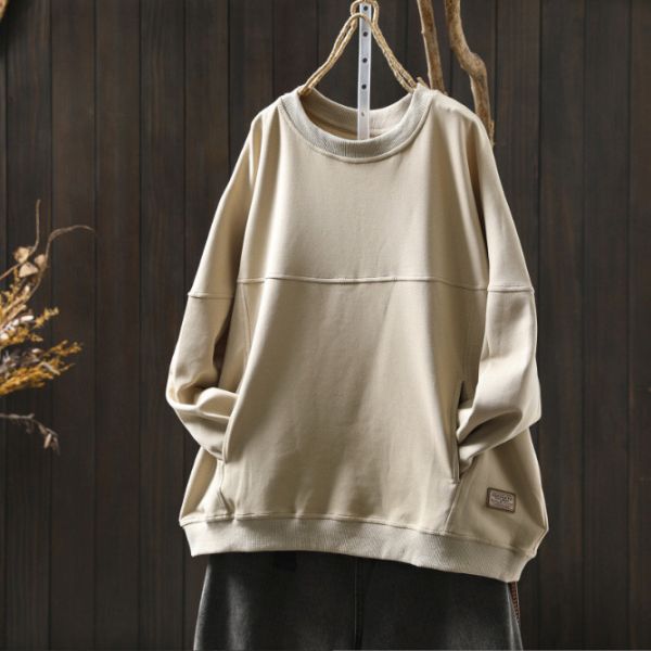 上衣 - F6184 個性剪裁寬鬆上衣【加大F】 