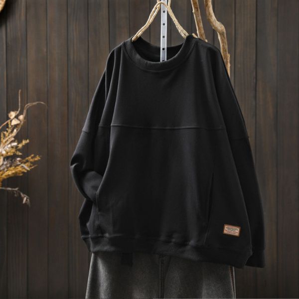 上衣 - F6184 個性剪裁寬鬆上衣【加大F】 