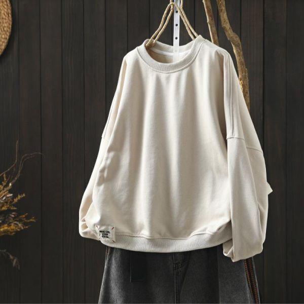 上衣 - F6189 簡約感．百搭長袖上衣【加大F】 