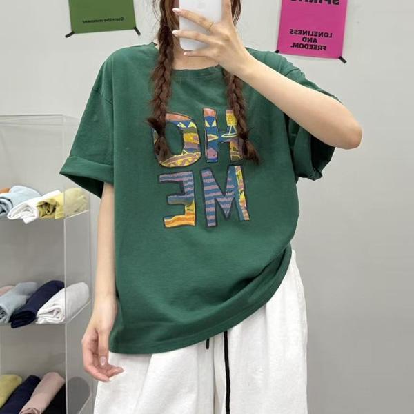 上衣 - F6264 個性字母HOME寬鬆上衣【加大F】 