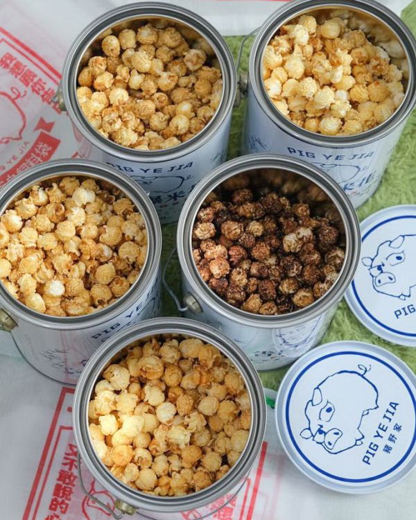 豬野家-告白爆米花-巧克力口味 400g/(桶)特價390元(任選2罐送袋子 ) 