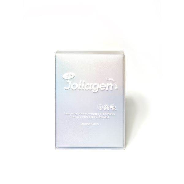 Jollagen 矽酸膠原蛋白膠囊(450mg/粒，16粒/盒) 矽酸膠原蛋白膠囊,矽酸,正矽酸,美妍聖品,水光肌,蘋果肌,指甲,髮絲