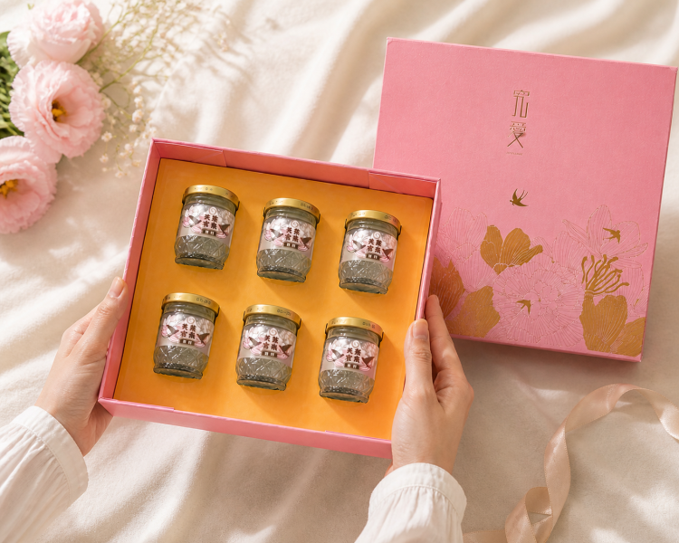 【新品上市】晶漾芙蓉官燕 即食燕窩6入禮盒 即食燕窩,燕窩,孕婦保養,調理身體,養顏美容,好孕組,鮮燉燕窩,新品,究愛燕窩,究愛