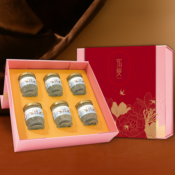 【新品上市】晶漾芙蓉官燕 即食燕窩6入禮盒 即食燕窩,燕窩,孕婦保養,調理身體,養顏美容,好孕組,鮮燉燕窩,新品,究愛燕窩,究愛