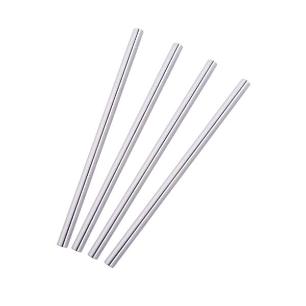 特洛鈦金珍珠吸管4入組/ 時尚銀 珍珠奶茶,粗口徑,吸管,不鏽鋼,外出隨身,餐具,環保,ZAKKA,鄉村風,廚房