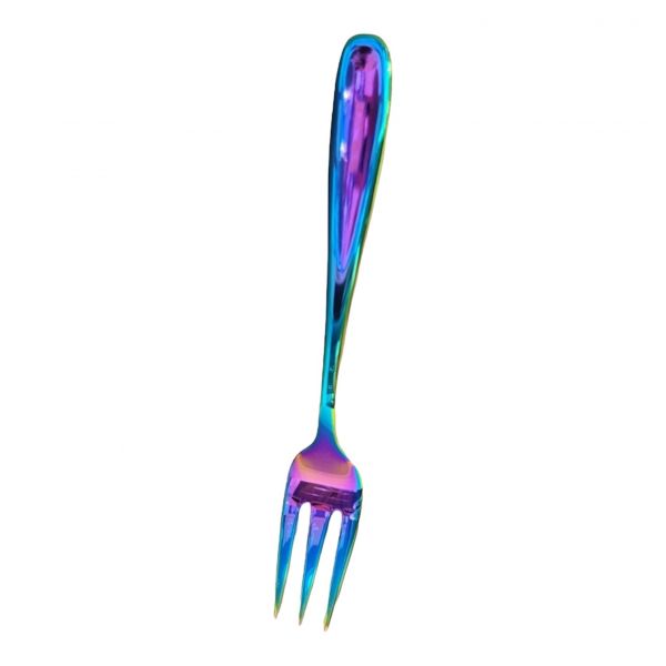 Dessert fork 鈦金點心叉。炫彩 