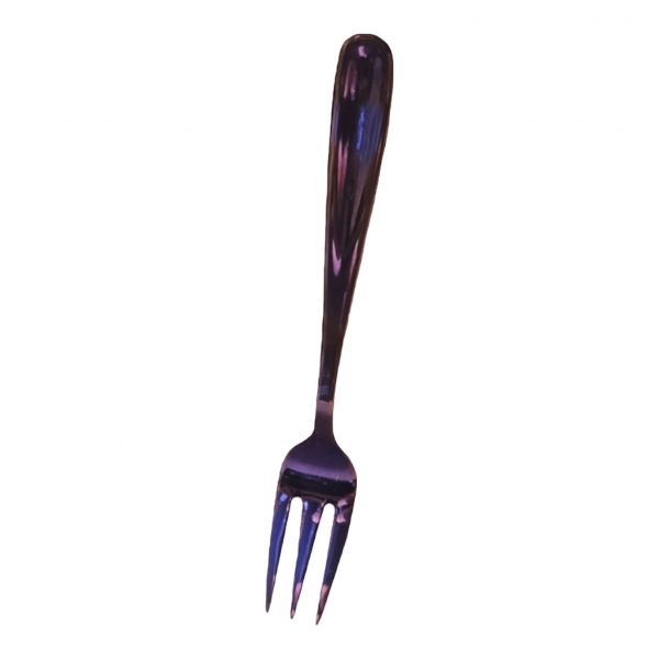 Dessert fork 鈦金點心叉。紫羅蘭 