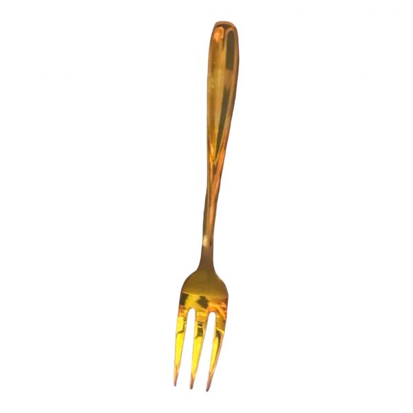 Dessert fork 鈦金點心叉。璀璨金 