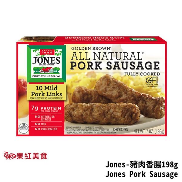 Jones 豬肉香腸 198g 豬肉 香腸 早餐豬肉香腸 