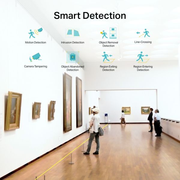 TP-LINK VIGI C440-W 4MP Wi-Fi 半球型攝影機｜AI 人車辨識｜30M 夜視補光｜雙向語音 TP-LINK, VIGI C440-W, C440-W, 4MP Wi-Fi 攝影機, 無線監視器, AI 人車辨識, 智慧偵測, 夜視 30M, 白光補光, SmartVid, 雙向語音對講, MicroSD 錄影, H.265+, 店面監控, 停車場監控, 工廠監控, 社區監控, 2.4GHz Wi-Fi 攝影機