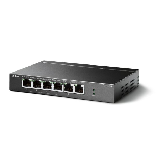 【TP-LINK】TL-SF1006P 6埠 10/100M 桌上型/壁掛式 無網管 乙太網路 PoE交換器(金屬殼) 超值促銷,原廠公司貨 【TP-LINK】TL-SF1006P 6埠 10/100M 桌上型/壁掛式 無網管 乙太網路 PoE交換器(金屬殼) 超值促銷,原廠公司貨,官網活動價
