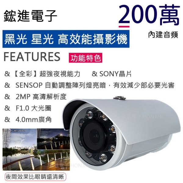 【黑光F1.0】攝影機 高階鏡頭 SONY;晶像星光等級晶片SENSOP自動調光減少光害,暖光輔助燈板2M,5M 【黑光F1.0】攝影機 高階鏡頭 SONY;晶像星光等級晶片SENSOP自動調光減少光害,暖光輔助燈板2M,5M