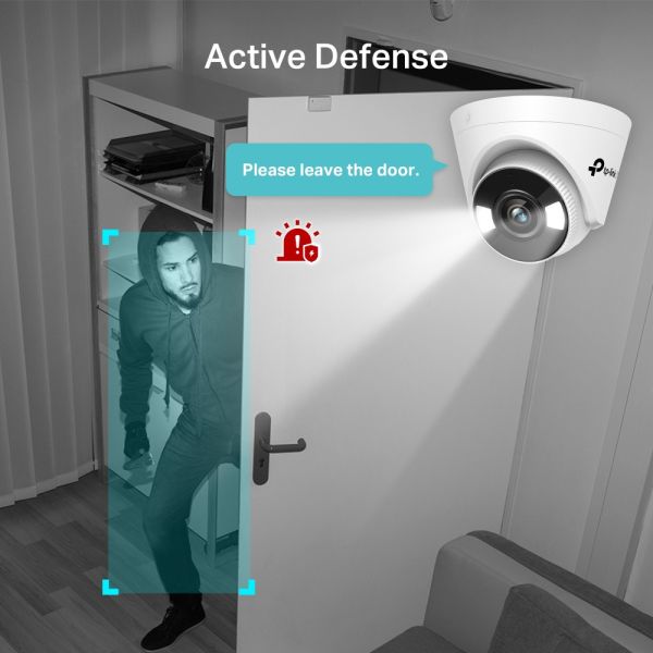 TP-LINK VIGI C440-W 4MP Wi-Fi 半球型攝影機｜AI 人車辨識｜30M 夜視補光｜雙向語音 TP-LINK, VIGI C440-W, C440-W, 4MP Wi-Fi 攝影機, 無線監視器, AI 人車辨識, 智慧偵測, 夜視 30M, 白光補光, SmartVid, 雙向語音對講, MicroSD 錄影, H.265+, 店面監控, 停車場監控, 工廠監控, 社區監控, 2.4GHz Wi-Fi 攝影機