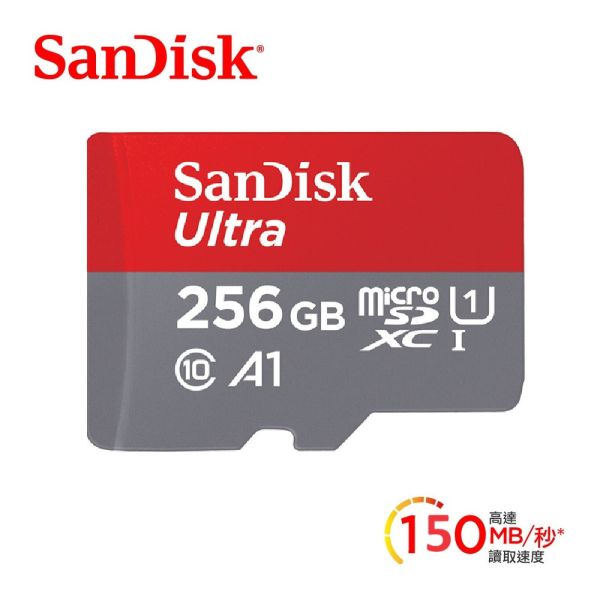 SanDisk Ultra microSD UHS-I 256GB記憶卡 (公司貨) 150MB/s SanDisk Ultra microSD UHS-I 256GB記憶卡 (公司貨) 150MB/s