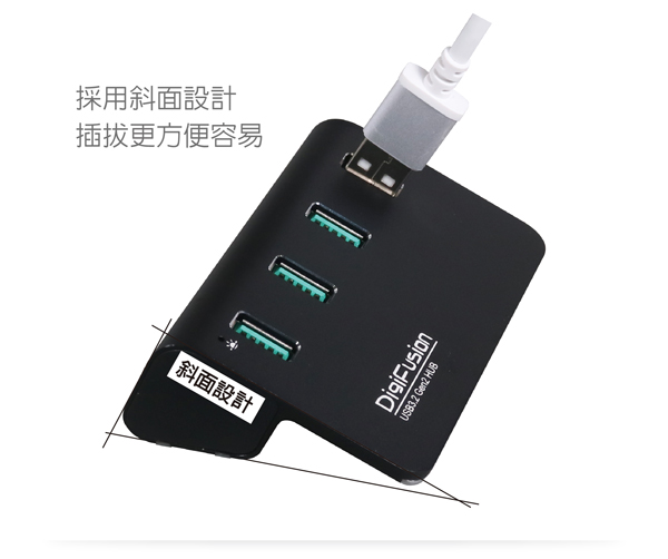 伽利略 USB3.2 Gen2 4埠 Hub 黑/銀可選 H418S-BK 伽利略 USB3.2 Gen2 4埠 Hub 黑/銀可選 H418S-BK