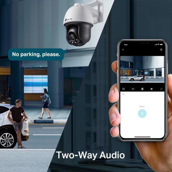 TP-LINK VIGI C540 4MP 室外 PTZ 旋轉式網路攝影機｜AI 人車辨識｜30M 夜視補光｜雙向語音｜IP66｜支援 MicroSD｜PoE TP-LINK,VIGI,C540,VIGI C540,4MP 攝影機,PT 攝影機,旋轉式攝影機,PTZ Camera,AI 人車辨識,雙向語音攝影機,戶外監視器,IP66 防水,PoE 攝影機,Smart IR,30m 夜視,旋轉網路攝影機,店面監控,工廠監控,MicroSD 錄影,H.265+