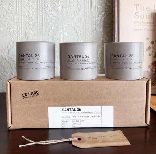 限定【Le Labo】迷你水泥香氛蠟燭禮盒 59.5g*3 