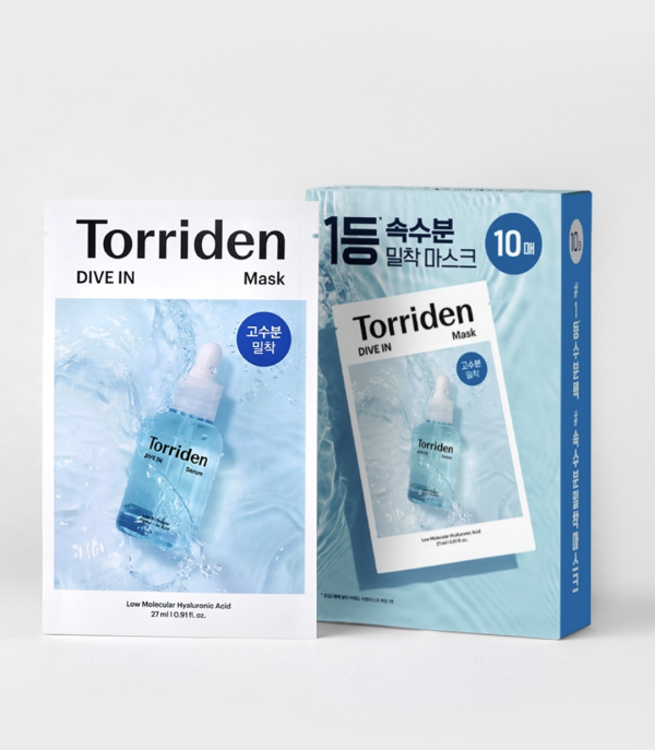 韓國直送【Torriden】超熱銷人氣面膜10入盒裝(玻尿酸/積雪草) 