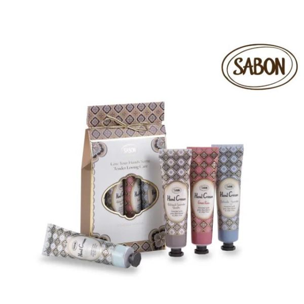 【SABON】 經典護手霜三入組禮盒 30ml 