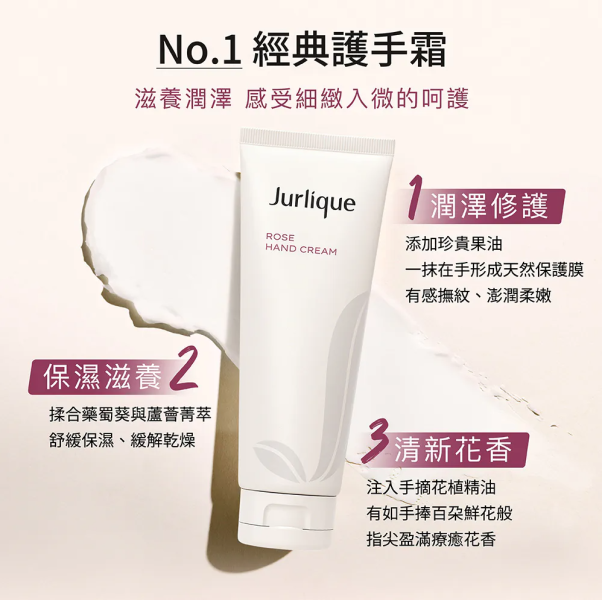 【JURLIQUE茱莉蔻】護手霜125ml (多款香味) 