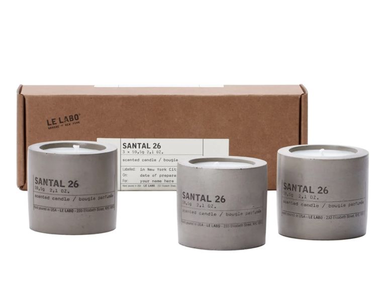 限定【Le Labo】迷你水泥香氛蠟燭禮盒 59.5g*3 