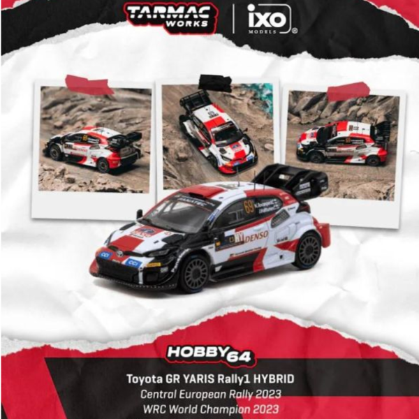 (預購) TARMAC WORKS 1/64 豐田 HOBBY64 Toyota GR YARIS Rally1 HYBRID Central European Rally 2023 T64-085-23CER69 20260607 TARMAC WORKS 1/64 豐田 HOBBY64 Toyota GR YARIS Rally1 HYBRID Central European Rally 2023 T64-085-23CER69