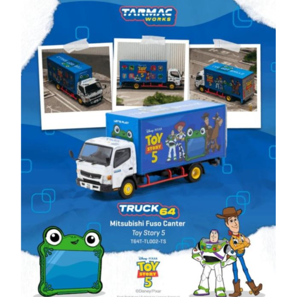 (預購) TARMAC WORKS × DISNEY 1/64 三菱 TRUCK64 Mitsubishi Fuso Canter Toy Story 5 T64T-TL002-TS 20260729 TARMAC WORKS × DISNEY 1/64 三菱 TRUCK64 Mitsubishi Fuso Canter Toy Story 5 T64T-TL002-TS