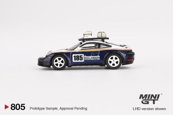 MINIGT 1/64 保時捷 Porsche 911 達卡拉力賽用裝備包 白/龍膽金屬藍雙色 MGT00805-L MINIGT 1/64 保時捷 Porsche 911 達卡拉力賽用裝備包 白/龍膽金屬藍雙色 MGT00805-L