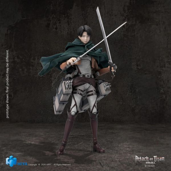 (預購) Hiya E.B.S. 1/12 進擊的巨人1~3季 里維·阿卡曼 EBA0449 可動完成品 20261221 Hiya E.B.S. 1/12 進擊的巨人1~3季 里維·阿卡曼 EBA0449 可動完成品