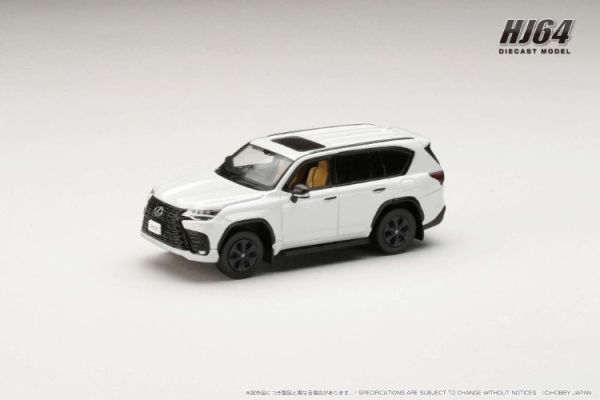 (預購) Hobby JAPAN 1/64 LEXUS LX600 OFFROAD - Hazel Interior 棕色內裝 Sonic Quartz 音速石英白 HJ643061BW 20251107 Hobby JAPAN 1/64 LEXUS LX600 OFFROAD - Hazel Interior 棕色內裝 Sonic Quartz 音速石英白 HJ643061BW