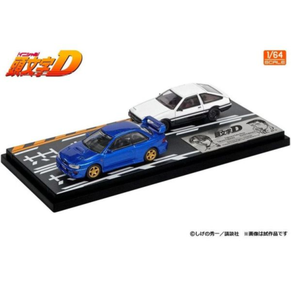 Modeler’s 1/64 頭文字 D Vol. 22 AE86 White+ Subaru GC8 Blue 雙車套裝組 Modeler’s 1/64 頭文字 D Vol. 22 AE86 White+ Subaru GC8 Blue 雙車套裝組