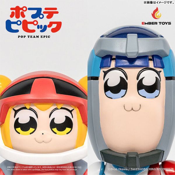 EMBER TOYS Chibi Creature POP TEAM EPIC POP子＆PIPI美 Spacesuit Ver. 軟膠模型 EMBER TOYS Chibi Creature POP TEAM EPIC POP子＆PIPI美 Spacesuit Ver. 軟膠模型