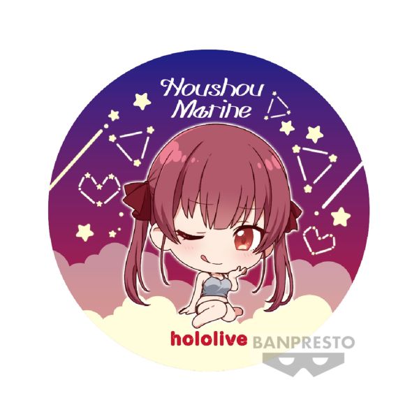 BANPRESTO 景品 Hololive IF petit Relax time 圓形靠枕 寶鐘瑪琳 船長 BANPRESTO 景品 Hololive IF petit Relax time 圓形靠枕 寶鐘瑪琳 船長