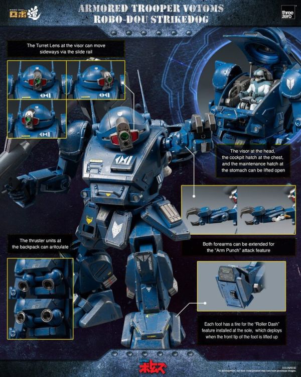 (預購) Threezero ROBO-DOU 裝甲騎兵波德姆茲 打擊犬 16.3cm 3Z01896W0 可動完成品 (預購) Threezero ROBO-DOU 裝甲騎兵波德姆茲 打擊犬 16.3cm 3Z01896W0 可動完成品