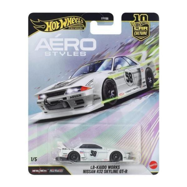 (預購) Hot Wheels風火輪 HW 汽車文化 Aero Styles LB 街道系列 日產 R32 Skyline GT-R 20260906 Hot Wheels風火輪 HW 汽車文化 Aero Styles LB 街道系列 日產 R32 Skyline GT-R
