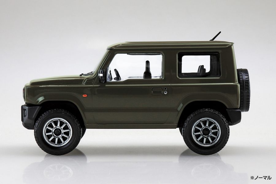 [免上色 免膠水] AOSHIMA 青島 1/32 Snap Kit 08-SP1 鈴木Jimny 定製輪 叢林綠 組裝模型 [免上色 免膠水] AOSHIMA 青島 1/32 Snap Kit 08-SP1 鈴木Jimny 定製輪 叢林綠 組裝模型