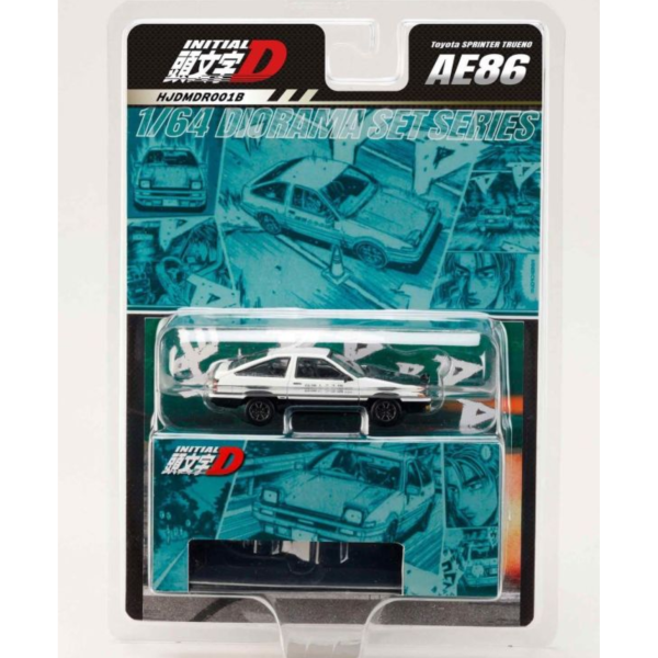 (預購) HOBBY JAPAN 1/64 豐田 Diorama Set Series Toyota SPRINTER TRUENO (AE86) / Initial D 藤原拓海VS舘 智幸 對戰場合 20261027 HOBBY JAPAN 1/64 豐田 Diorama Set Series Toyota SPRINTER TRUENO (AE86) / Initial D 藤原拓海VS舘 智幸 對戰場合