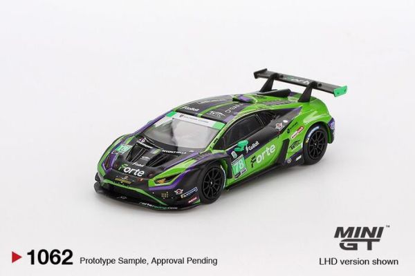 MINIGT 1/64 藍寶堅尼 Lamborghini Huracán GT3 EVO2 #78 Forte Racing 2024 IMSA Daytona 24 Hrs MGT01062-L MINIGT 1/64 藍寶堅尼 Lamborghini Huracán GT3 EVO2 #78 Forte Racing 2024 IMSA Daytona 24 Hrs MGT01062-L