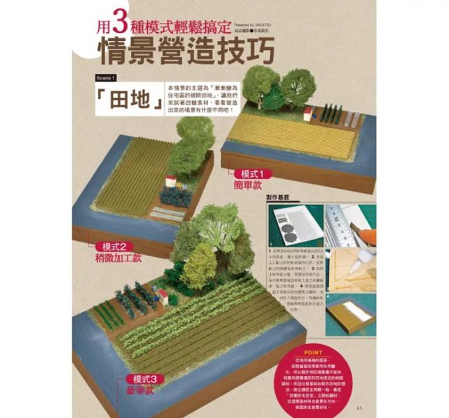 北星 打造夢想中的場景！場景模型製作入門 北星 打造夢想中的場景！場景模型製作入門