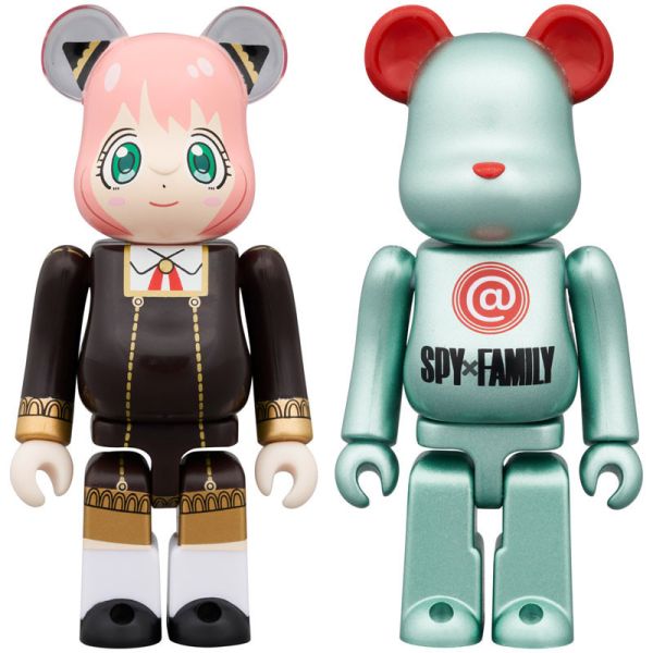 Medicom Toy BE＠RBRICK 庫柏力克熊 SPY×FAMILY 間諜家家酒 100％ 2入組 Medicom Toy BE＠RBRICK 庫柏力克熊 SPY×FAMILY 間諜家家酒 100％ 2入組