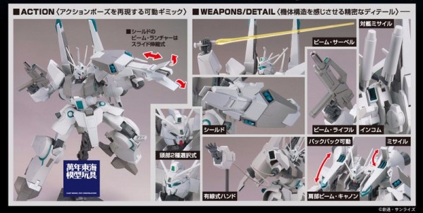 BANDAI 1/144 HGUC 170 銀彈 機動戰士 鋼彈UC 組裝模型 BANDAI, HGUC, 1/144, #170 ARX-014, SILVER BULLET, 銀彈, 鋼彈UC, 組裝模型